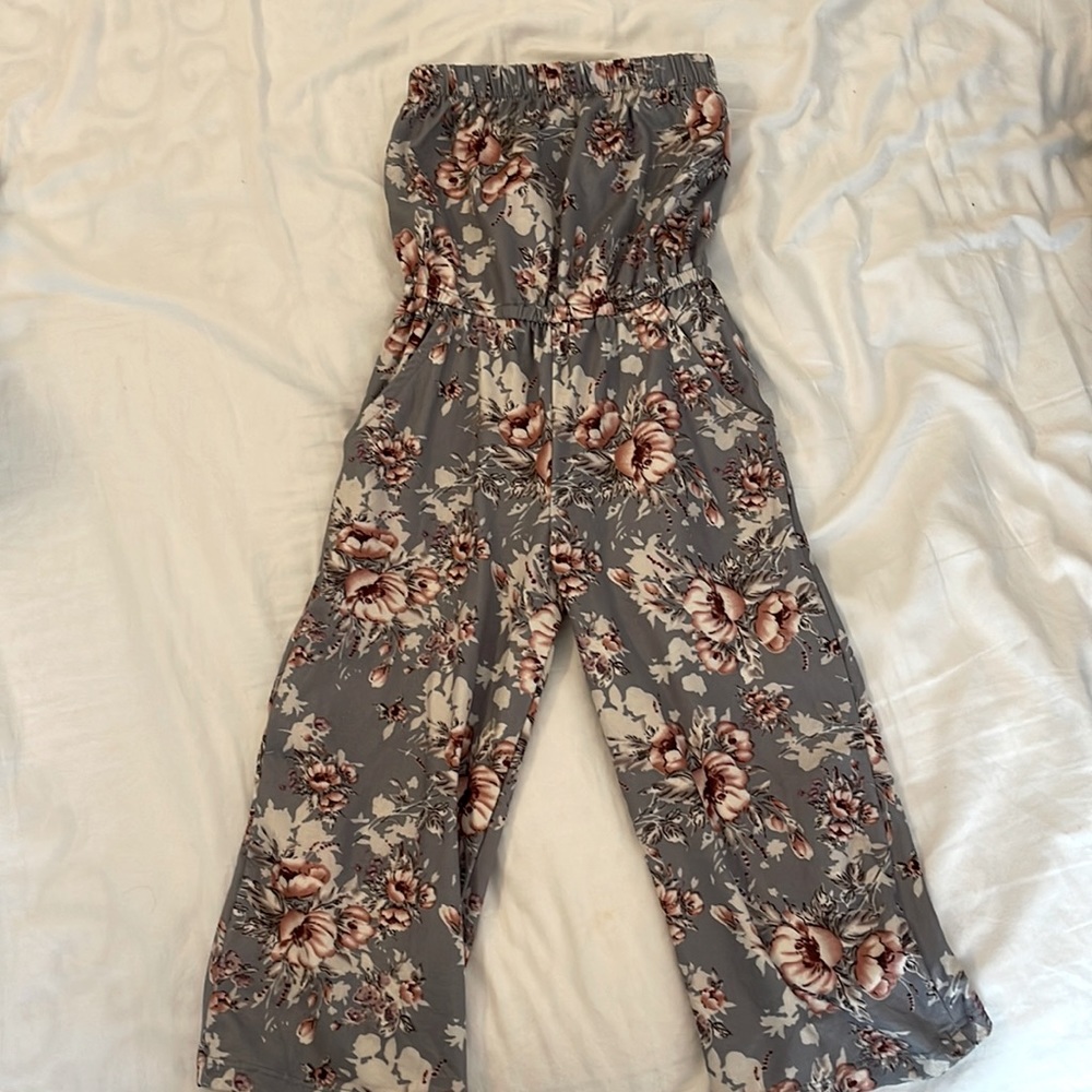 2T Bailey’s Blossoms Pant Romper w/Pockets